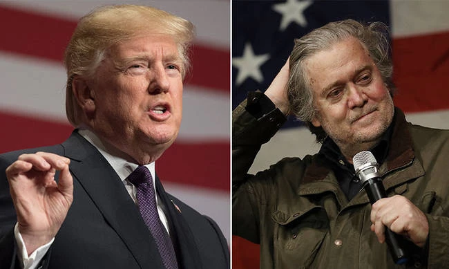 Καγχασμός Τραμπ: «Ο Στιβ Μπάνον δεν έχασε μόνο τη δουλειά του, έχει χάσει και το μυαλό του»